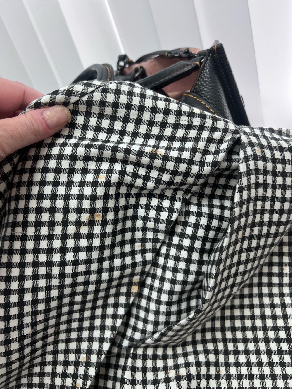 RARE Deadly Dames by Micheline Pitt / Pinup Couture Gingham Courtesan Swing MED - Picture 8 of 8
